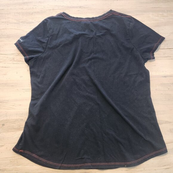 Mickey Mouse Disney Parks T-Shirt Disney World Black Graphic Womens‎ XL EUC - Picture 5 of 8